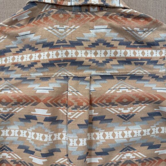 Wallflower Aztec Print Button Down Shirt Women’s Small Long Sleeve Southwest - Picture 6 of 6